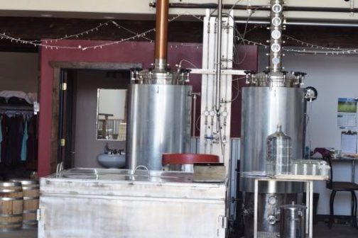 a close up of a shelf