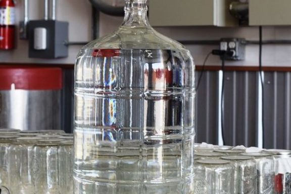 a machine on the counter