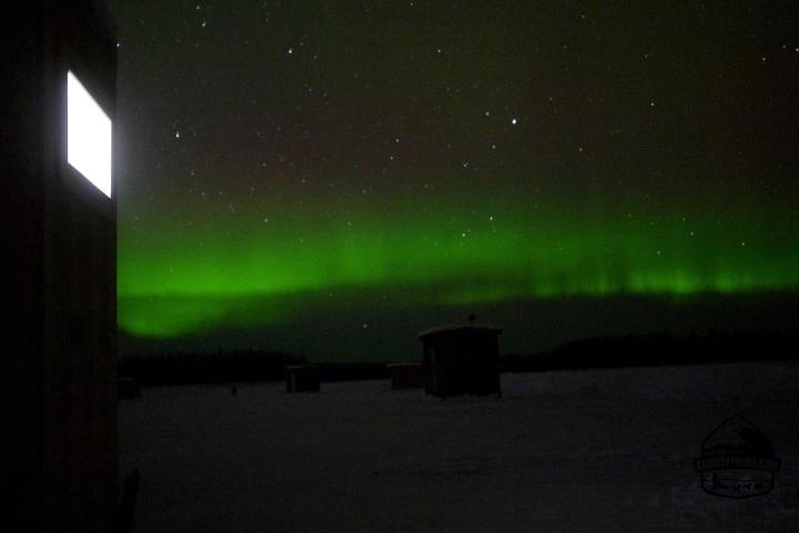 a sky view looking up at night
